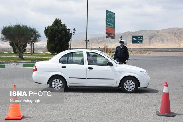 اعمال قانون 10 هزار خودرو در مشهد در طرح فاصله گذاری اجتماعی